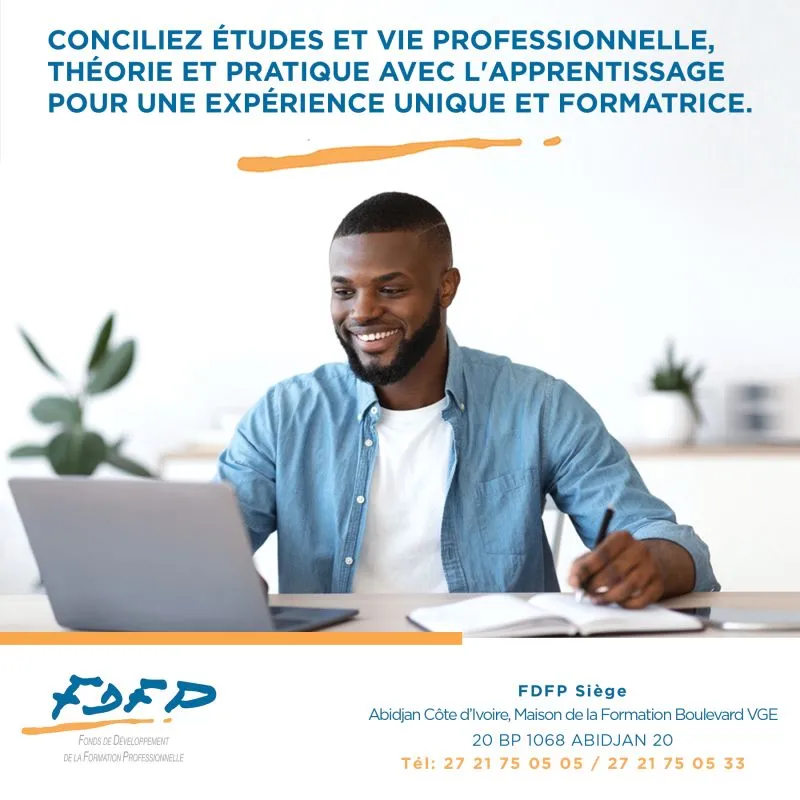 Deuxième Image de Société. Dans le cadre d'une ambitieuse initiative visant à renforcer les compétences des consultants-formateurs en Côte d'Ivoire, le Fonds de développement de la formation professionnelle (FDFP) lance un appel à candidature pour le recrutement de 20 maîtres-formateurs. Cette démarche s'inscrit dans la volonté du FDFP d'outiller ces experts en vue de la remise à niveau de 400 jeunes consultants-formateurs. Les critères rigoureux de candidature Le FDFP a dévoilé les critères stricts auxquels les candidats doivent répondre pour être éligibles. Outre la nationalité ivoirienne, les postulants doivent justifier d'une expérience professionnelle de 10 ans dans le domaine de la formation, affirmant ainsi la recherche de profils expérimentés et chevronnés. Le communiqué souligne également l'importance de la prise de parole en public, un atout considéré crucial pour les maitres-formateurs. Un examen oral et écrit viendra confirmer la sélection définitive, témoignant de l'engagement du FDFP envers l'excellence et la qualité des candidats. Engagement envers le développement national Le FDFP, à travers son communiqué, réaffirme son engagement ferme envers la construction du développement en favorisant l'union et la synergie d'action en faveur des générations futures. Cet engagement transcende le simple recrutement de maîtres-formateurs ; il s'étend à la vision plus large de contribuer au développement durable du pays en investissant dans la formation professionnelle. Processus de candidature et présélection Le processus de candidature s'effectue à travers l'envoi d'une correspondance au Directeur général du FDFP, accompagnée de documents techniques prouvant le niveau d'études, l'expérience professionnelle et le parcours du candidat. Les dépôts de candidatures se font exclusivement en ligne, renforçant ainsi l'efficacité et la modernité du processus. Les dossiers seront reçus du 22 janvier au 05 février 2024, marquant le début d'une sélection rigoureuse basée sur la technicité et l'expérience des candidats. Frais de formation et responsabilités des candidats retenus Le FDFP informe les candidats retenus qu'ils devront prendre en charge les frais de formation, une somme équivalente à 50 000 F CFA. Cette démarche vise à impliquer davantage les futurs maîtres-formateurs dans leur développement professionnel et à garantir la motivation des candidats sélectionnés. L'appel à candidature du FDFP pour le recrutement de maîtres-formateurs prend une dimension stratégique dans le contexte de renforcement des compétences formatives en Côte d'Ivoire. Au-delà des critères stricts et du processus de sélection, cet effort démontre la volonté du FDFP de contribuer activement au développement du pays en investissant dans l'éducation et la formation. Alors que les candidats se préparent à soumettre leurs dossiers, une question ouverte demeure : Comment cette initiative transformera-t-elle le paysage de la formation professionnelle en Côte d'Ivoire et quels impacts durables peut-on anticiper pour les générations futures ?