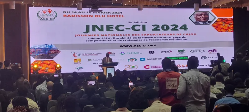 Image de Agriculture. La 5e édition de la Journée Nationale des Exportateurs de Cajou (JNEC-CI 2024) s'est ouverte de manière solennelle à l'hôtel Radisson Blu de Port Bouet. Sous le regard attentif de plus de 200 producteurs et acheteurs, le Ministre d’État, Kobenan Kouassi Adjoumani, en charge de l'agriculture en Côte d'Ivoire, a dévoilé une vision ambitieuse pour la filière anacarde. Cet article explore en détail les perspectives énoncées lors de cette cérémonie inaugurale, mettant en lumière les réussites passées, les défis actuels et la trajectoire envisagée pour transformer l'anacarde en un moteur de croissance durable. La Vision Présidentielle et l'Émergence de l'Anacarde Le Ministre d’État a mis en avant la vision du Président de la République, soulignant le rôle central de la réforme du secteur anacarde en 2013. Grâce à cette vision, l'anacarde est devenu un pilier essentiel de l'économie ivoirienne, contribuant à l'enrichissement de la population active. "Les performances actuelles sont le fruit des labeurs conjugués de la nation, résultant d'initiatives telles que les JNEC-CI", a déclaré le Ministre Adjoumani. Les succès enregistrés dans le secteur anacarde ont été attribués à la collaboration entre différents acteurs. Les transferts de technologies, les échanges entre professionnels, les réflexions communes sur les défis, l'incitation aux investissements étrangers et la promotion de la transformation locale ont été cités comme des éléments cruciaux. Le Ministre souligne que ces réalisations démontrent l'efficacité de l'organisation en place, gérant la filière de la plantation jusqu'à la satisfaction du consommateur final. Le Défi de la Transformation Malgré les progrès notables, le Ministre a insisté sur le défi de la transformation. Il a souligné que la capacité à semer, labourer, acheter et exporter doit maintenant être dirigée vers la transformation locale. "Nous devons transformer pour une croissance plus durable", a-t-il affirmé. Cette transformation vise à créer de la valeur ajoutée sur place, contribuant ainsi à une économie plus résiliente et diversifiée. Perspectives Futures et Défis à Surmonter Le discours du Ministre d’État a également abordé les perspectives futures. Alors que des réalisations significatives ont été accomplies, le regard est tourné vers l'avenir avec la reconnaissance qu'il reste encore beaucoup à faire. "Nous serons certainement capables de transformer sur place une partie importante, sinon la totalité, de notre production", a-t-il assuré. Cependant, il a souligné que la transition d'une économie agricole à une économie industrialisée nécessite des efforts continus pour relever des défis considérables, mais non insurmontables. En conclusion, la cérémonie d'ouverture de la JNEC-CI 2024 a éclairé la vision ambitieuse du Ministre Kobenan Kouassi Adjoumani pour l'anacarde ivoirienne. Alors que la filière s'est hissée au cœur de l'économie du pays, la nécessité de la transformer localement pour une croissance durable a été soulignée. Les défis à venir sont perçus comme des opportunités à saisir plutôt que des obstacles infranchissables. En regardant vers l'avenir, une question demeure : Comment la Côte d'Ivoire peut-elle concrétiser cette vision et assurer une transformation réussie de son secteur anacarde pour les générations à venir?