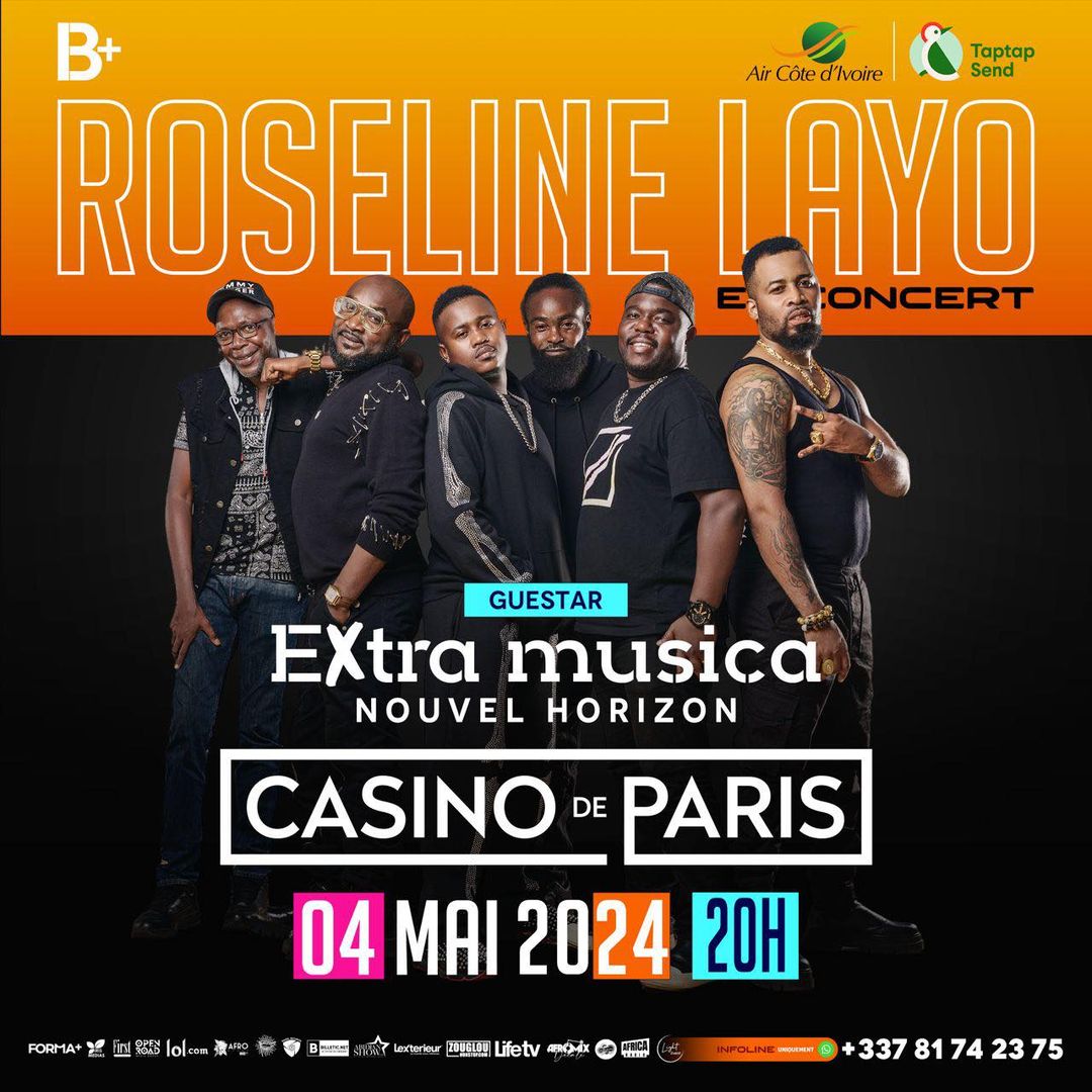 Image de Musique/Radio. Roseline Layo, l'artiste charismatique et passionnée, a récemment dévoilé une annonce des plus excitantes pour les amateurs de musique : un concert exceptionnel prévu au prestigieux Casino de Paris. Préparez-vous à une soirée mémorable, car Extra Musica Nouvel Horizon sera de la partie le 4 mai prochain. Une Occasion Unique d'Expérience Musicale Le Casino de Paris, lieu emblématique de la scène artistique française, sera le théâtre d'un spectacle envoûtant orchestré par Roseline Layo et son groupe Extra Musica Nouvel Horizon. Cette soirée promet d'être une célébration de la musique et de la culture, offrant aux spectateurs une expérience immersive et inoubliable. Pour assister à cet événement tant attendu, les billets physiques sont disponibles dans plusieurs points de vente de renom, notamment Auchan, E.Leclerc, Cultura et Casino. Ne manquez pas cette opportunité de vivre un moment magique en compagnie de Roseline Layo et de son groupe Extra Musica Nouvel Horizon. Informations Pratiques Pour toute demande d'information supplémentaire ou pour réserver vos billets, vous pouvez contacter le numéro suivant : +33 6 52 75 91 11. N'hésitez pas à réserver dès maintenant pour garantir votre place à ce concert d'exception. L'événement ne se limite pas à un simple concert ; il s'agit d'une véritable expérience musicale de haut niveau. Roseline Layo et son groupe promettent de vous transporter dans un univers sonore riche en émotions et en sensations. Préparez-vous à être émerveillé par la virtuosité et la passion de ces artistes talentueux. En résumé, le concert de Roseline Layo au Casino de Paris promet d'être un moment inoubliable pour tous les amateurs de musique. Ne ratez pas cette occasion unique de vivre une expérience musicale exceptionnelle en compagnie d'Extra Musica Nouvel Horizon. Réservez vos billets dès maintenant et préparez-vous à être transporté dans un monde de son et de rythme captivant.