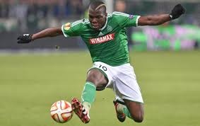 Image de Football. Le défenseur franco-guinéen, frère de Paul Pogba , s’est blessé lors du match de Ligue Europa contre la Lazio. Florentin Pogba sera donc indisponibles pendant six semaines.