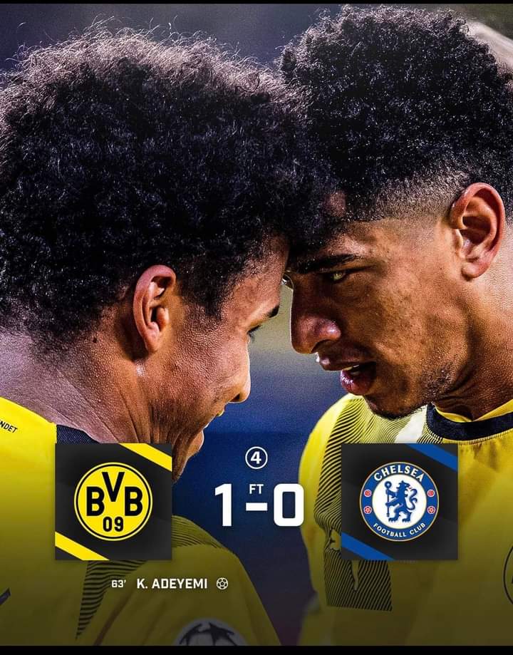 Image de Football. Sébastien Haller et ses co-équipiers ont fait le job pour ce match aller des huitièmes de finale en remportant les 3 points face aux blues de Chelsea sur le score de 1 but à 0. Un but que l'on doit au jeune attaquant, Karim Adeyemi à la suite d'une contre-attaque magnifiquement menée. L'Ivoirien Haller était de retour sur la pelouse de la ligue des champions après sa période de maladie. Il a également profité de la rencontre pour exprimer sa reconnaissance à toute l'équipe pour le soutien qu'elle lui a démontré pendant la difficile épreuve qu'il a connu. Cependant que pensez vous de la prestation de Adeyemi?