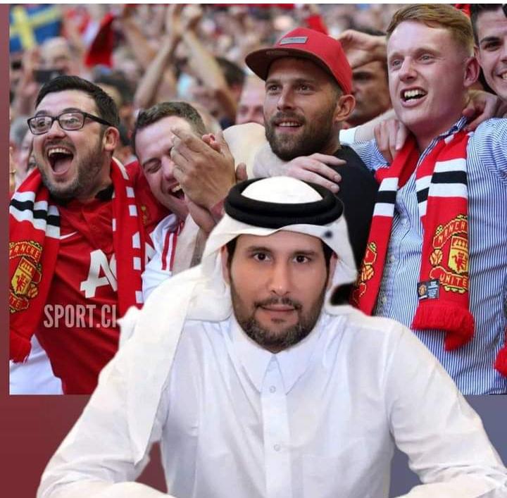 Image de Football. Le club anglais de premier League, Manchester United, serait bientôt racheté par des Qatari. Une offre de la Qatar Islamic Bank, conduite par Jassim Bin Hamad Al Thani, a été faite au club, selon certaines sources, afin de devenir propriétaire à 100% de Manchester United. L'on parle de 4,5 milliards d'euro. Nous restons toujours en attente de la confirmation et de la réaction de dirigeants actuels du club. L'offre est elle vérifiée? Et si oui vont ils l'accepter ? Pensez vous que Manchester United mérite d'être vendu actuellement?