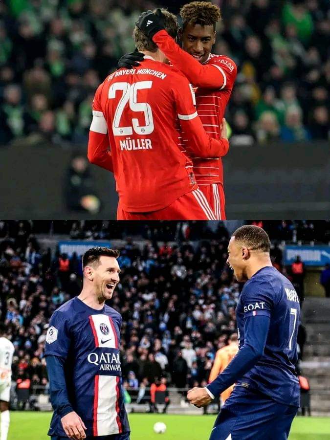 Image de Football. Battu (0-1) à domicile en match aller des 8èmes de finale de la ligue des champions, le Paris Saint Germain devra tout donné ce soir à 20h GMT en match retour contre le Bayern Munich afin de sauver sa saison sur le plan international. Cependant, est ce que Kylian M'bappé et ses coéquipiers pourront battre les allemands chez eux? Quel est votre pronostic?