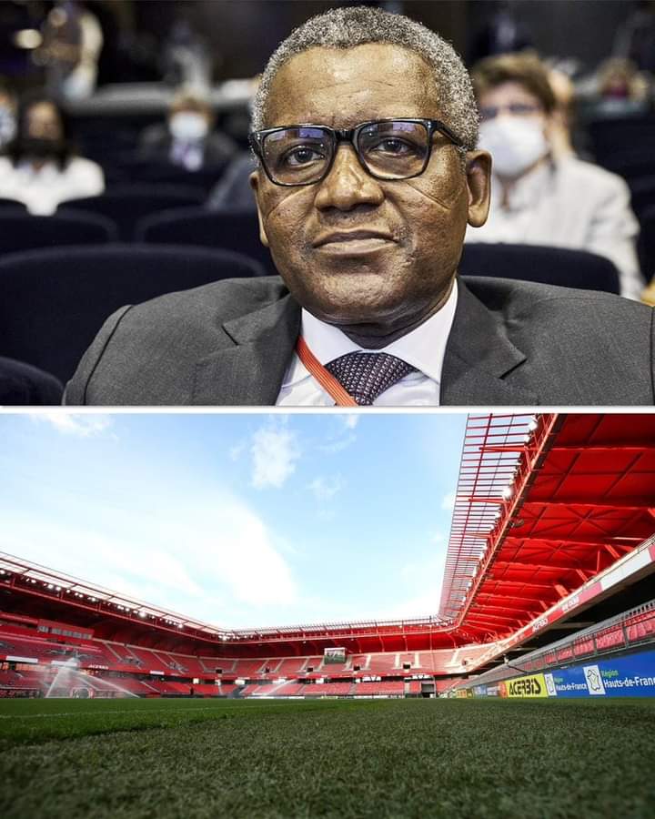 Image de Football. L'homme d'affaires le plus riche de l'Afrique, le nigérian Aliko Dangoté, voudrait-il investir dans le football ? C'est ce que l'on est amené à penser après une information qui laisse entendre que le milliardaire désire acheter entre 60 et 100 % des parts de Valenciennes, club français de ligue 2. Le montant de la transaction avoisinerait les 10 millions d'Euros. Pour l'instant, rien n'est encore concret, j'espère avoir d'amples informations dans les jours à venir. Mais déja, que pensez vous de cette idée d'investir dans le football ?