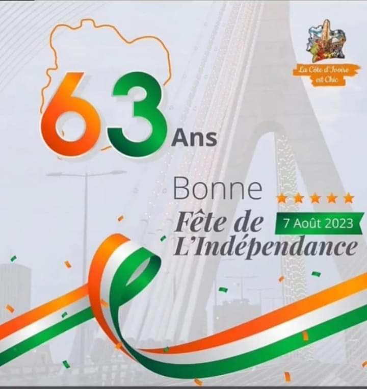 Image de Société. La Côte d'Ivoire célèbre aujourd'hui son 63ème anniversaire d'indépendance. Même si le développement en terme d'infrastructure est évident, la réelle problématique reste liée à l'indépendance politique, les relations avec l'ex colon, la France. Selon vous, peut on dire que la Côte d'Ivoire est réellement indépendante de la France ?