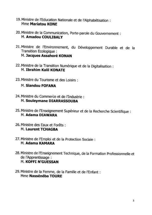 Troisième Image de Politique. La liste des membres du nouveau gouvernement ivoirien a été afin révélé ce jour. Hormis le Premier Ministre qui a été remplacé, la plupart des membres du précédent gouvernement a été reconduit. Je vous laisse découvrir la liste et n'hésitez pas à laisser votre avis.