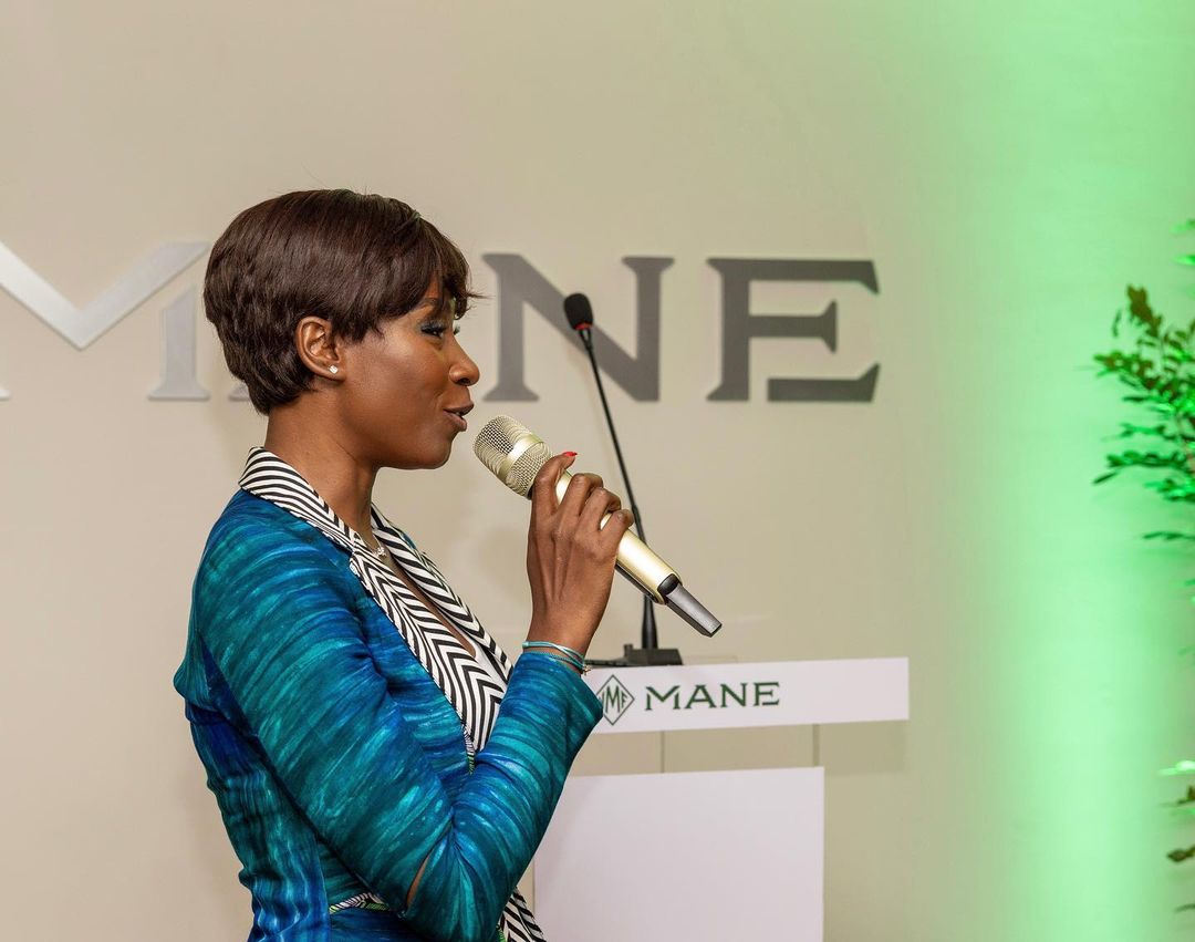 Troisième Image de Célébrités. Jessica Bamba à l'inauguration du nouveau centre de création de parfum de l'entreprise MANE, leader français et 5ème mondial de l'industrie des parfums et arômes.