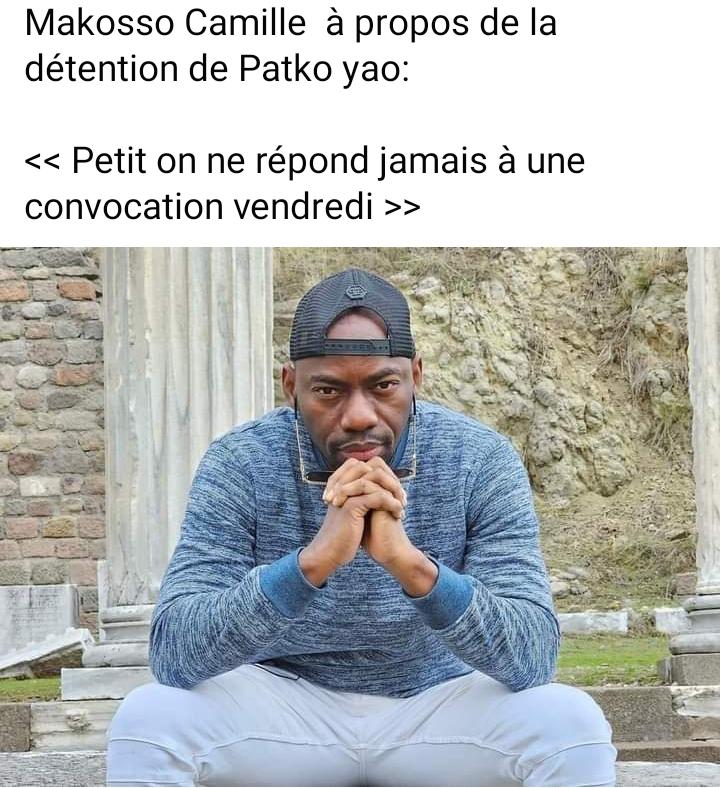 Deuxième Image de Célébrités. Makosso Camille, figure influente de la scène des médias sociaux en Côte d'Ivoire, a suscité l'attention en exprimant son point de vue concernant la convocation du blogueur Patko Yao, qui a été placé en garde à vue. Ses paroles, "Petit on ne répond jamais à une convocation vendredi", ont déclenché une réflexion approfondie sur le système judiciaire ivoirien et la symbolique du vendredi dans ce contexte. Dans de nombreuses sociétés, les jours de la semaine ont des significations particulières dans le cadre judiciaire. En Côte d'Ivoire, le vendredi revêt une importance particulière dans le déroulement des procédures judiciaires. Il est souvent associé au jour où les détenus sont déférés devant les tribunaux après leur arrestation au cours de la semaine. Cette pratique est ancrée dans la volonté de ne pas maintenir les personnes détenues pendant le week-end, les autorités cherchant à éviter de prolonger indûment leur incarcération. L'analyse de la déclaration de Makosso Camille suggère une mise en garde implicite contre se présenter devant les autorités judiciaires un vendredi, car cela pourrait compromettre les chances d'une procédure équitable. Il met en lumière le risque potentiel de se faire incarcérer sans avoir la possibilité de présenter des arguments solides ou d'obtenir un soutien adéquat, du fait que le temps serait limité avant le début du week-end où les procédures judiciaires sont souvent interrompues. Cette perspective soulève également des questions plus larges sur le système judiciaire ivoirien, notamment sur la garantie des droits des individus lors des convocations et des arrestations. La préoccupation de Makosso Camille met en lumière une perception sociale répandue selon laquelle se rendre à une convocation un vendredi peut être risqué et compromettant pour la défense de ses droits dans le cadre juridique ivoirien. Cette opinion suscite un débat autour de la préparation nécessaire pour répondre à une convocation judiciaire en Côte d'Ivoire. Elle souligne l'importance d'être bien informé des procédures légales, d'avoir un soutien adéquat et des arguments solides avant de se présenter devant les autorités judiciaires, surtout lorsqu'il s'agit d'une convocation un vendredi. Il est essentiel de noter que cette déclaration de Makosso Camille ne reflète pas nécessairement une vérité absolue sur le système judiciaire ivoirien, mais elle met en évidence une perception et une prudence sociales qui peuvent découler de l'expérience collective ou individuelle dans les interactions avec les autorités judiciaires les jours de comparution spécifiques. En conclusion, les propos tenus par Makosso Camille suite à la mise en garde à vue de Patko Yao révèlent une préoccupation profonde concernant les implications potentielles de se présenter devant les autorités judiciaires un vendredi en Côte d'Ivoire. Cela ouvre la voie à une réflexion approfondie sur les perceptions sociales, les pratiques juridiques et la garantie des droits individuels dans le système judiciaire de ce pays d'Afrique de l'Ouest.